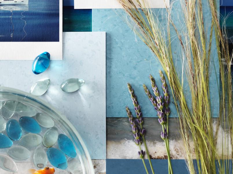 Blue palette